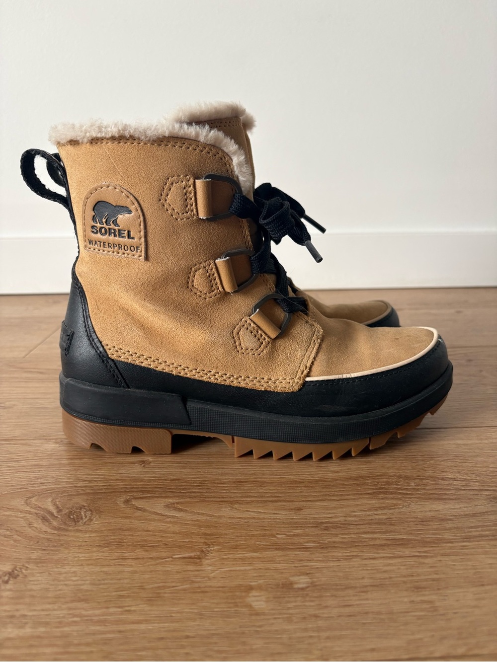Sorel Women’s Waterproof Shearling-Lined Winter Boot - Brown/Black